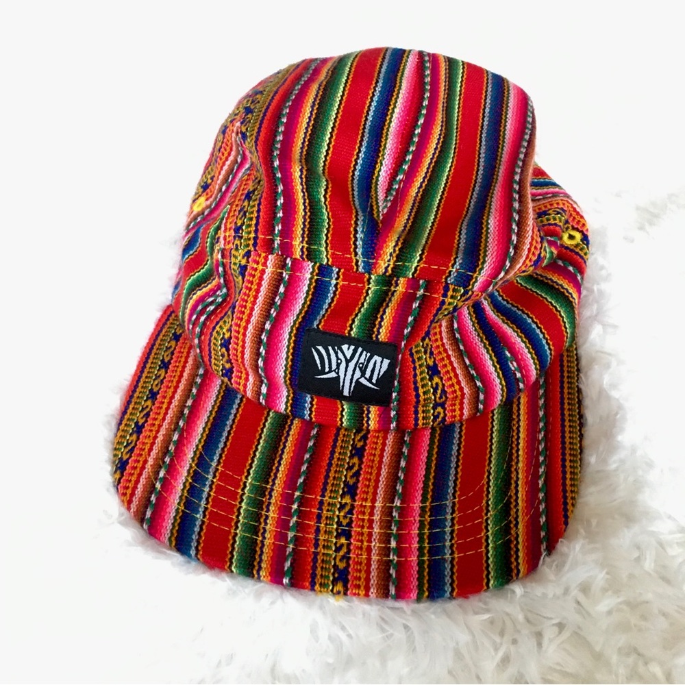 Serengetee 5-panel hat multicolored traditional textile